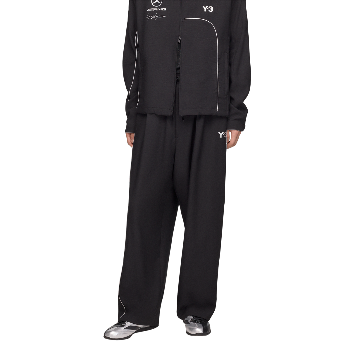 ADIDAS - Y-3 Mercedes - Amg Petronas Formula 1 Team Track Pants - Black - image 5