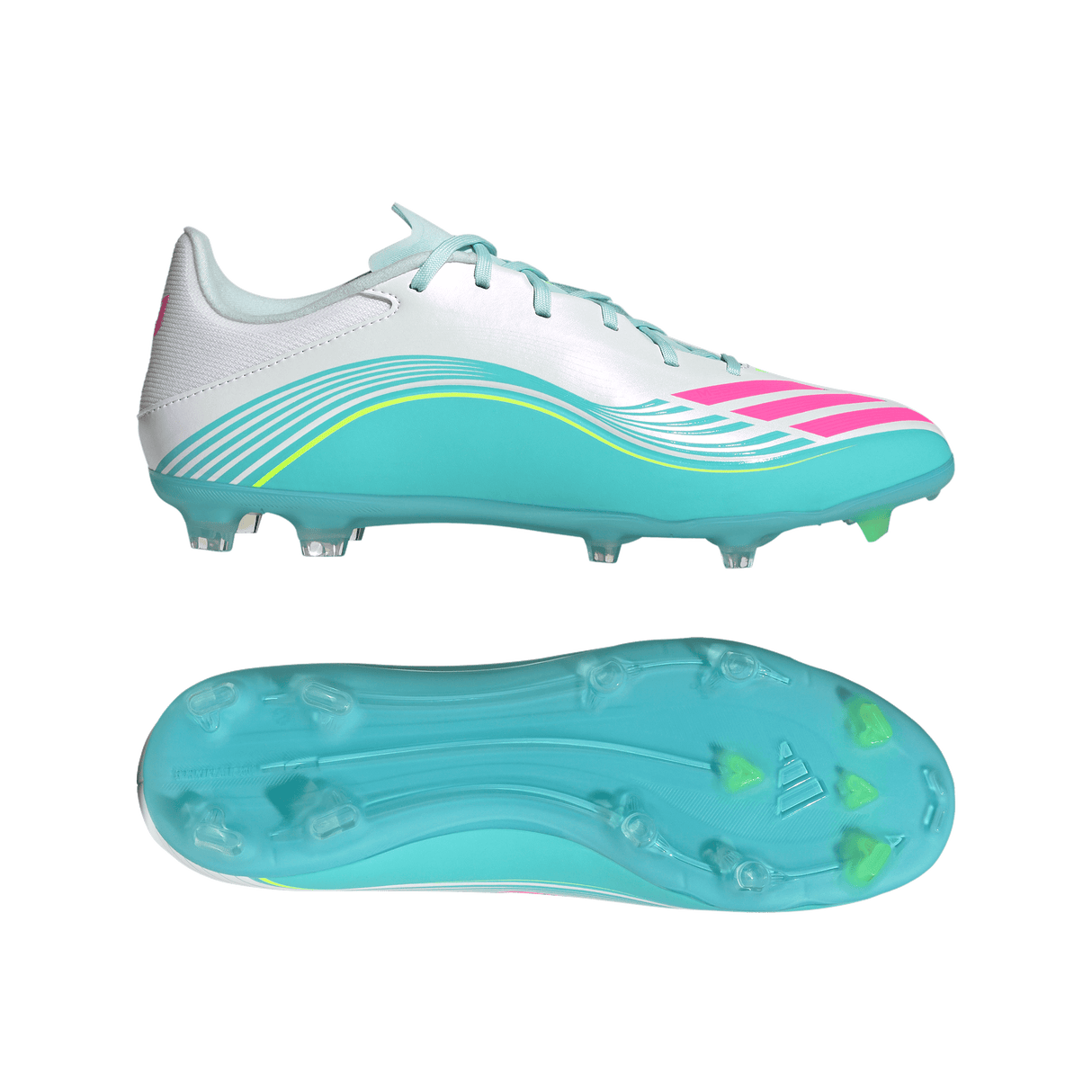 ADIDAS - F50 Messi League Firm Ground / Multi Ground Football Boots - White - image 10