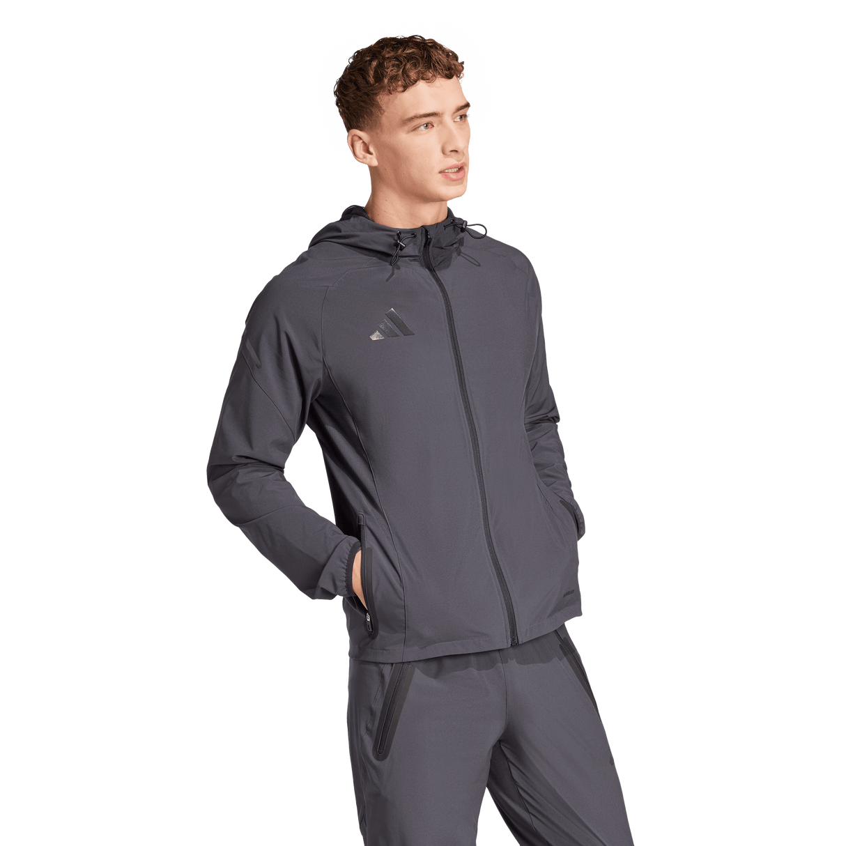 ADIDAS - Giacca Tiro 25 Pro Vis Tech Travel - Uomo - Grey - image 4