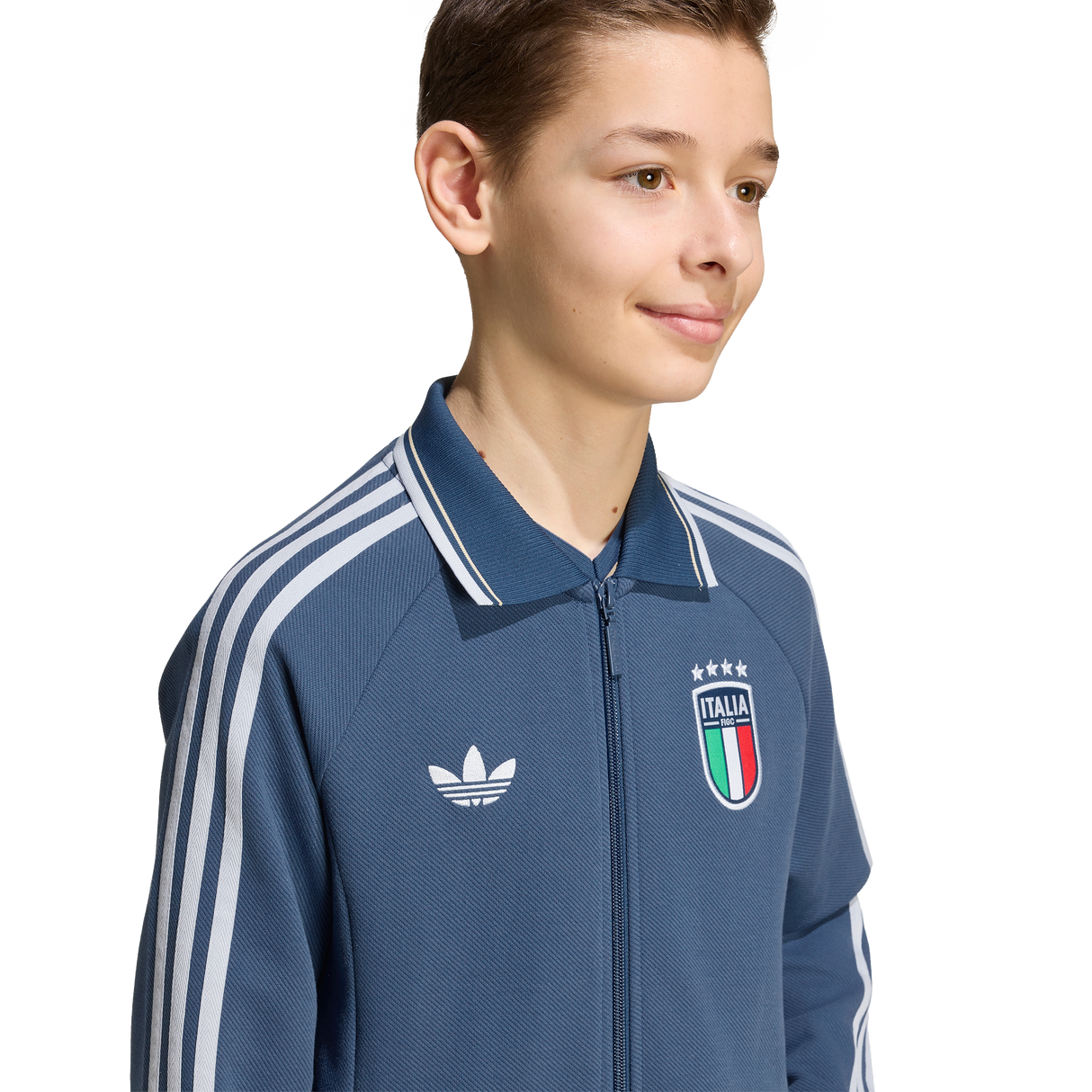 ADIDAS - Italy Away Anthem Jacket Kids - Blue - image 5