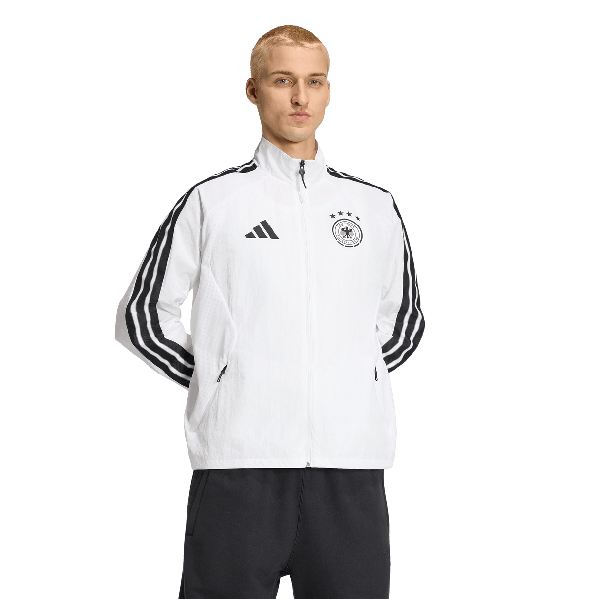 ADIDAS - Germany Home Anthem Jacket - Uomo - White - image 2