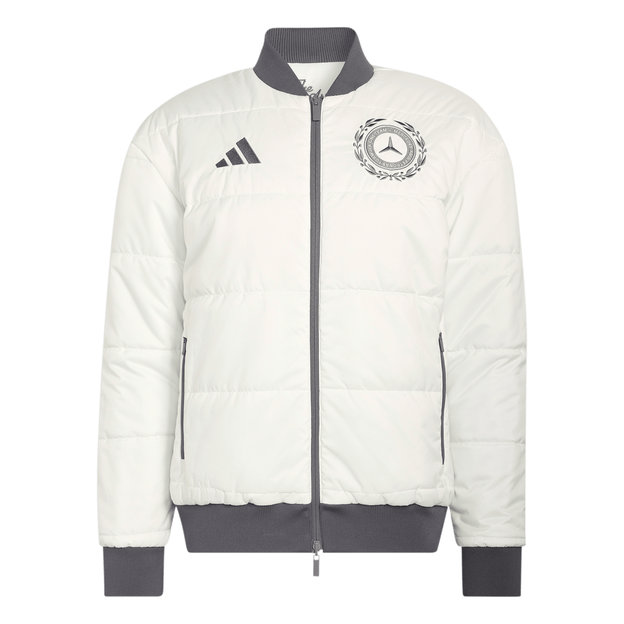 ADIDAS - Mercedes - Amg Petronas Formula 1 Team Silver Arrows Icon Jacket - Uomo - Grey - image 2