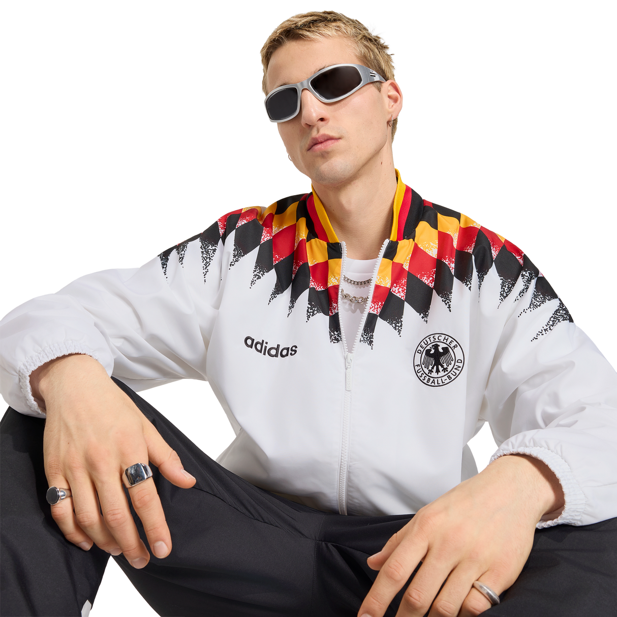 ADIDAS - Germany Track Top 1994 - Uomo - White - image 5