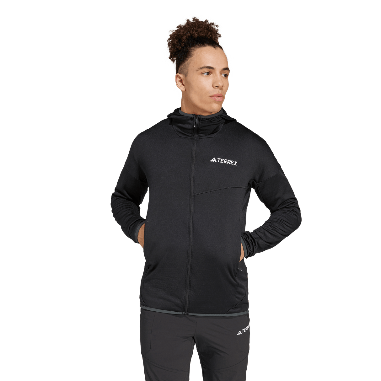 ADIDAS - Giacca TERREX Xperior CLIMAWARM Light Fleece Hooded - Uomo - image 2