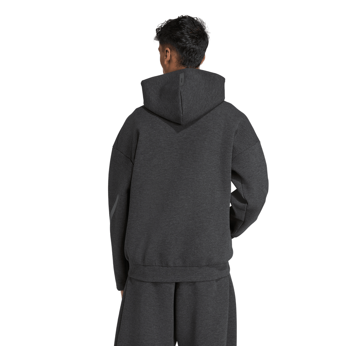 ADIDAS - Z.N.E. Adidas Felpa Con Cappuccio Premium A Zip Intera - Uomo - Black - image 3