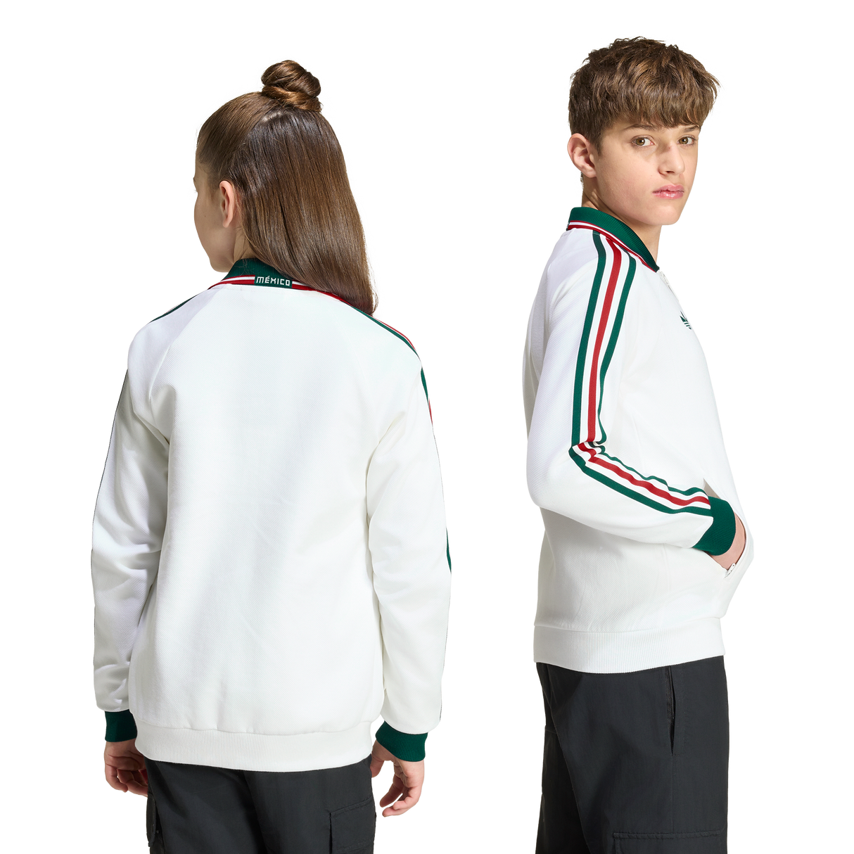 ADIDAS - Mexico Away Anthem Jacket Kids - White - image 7