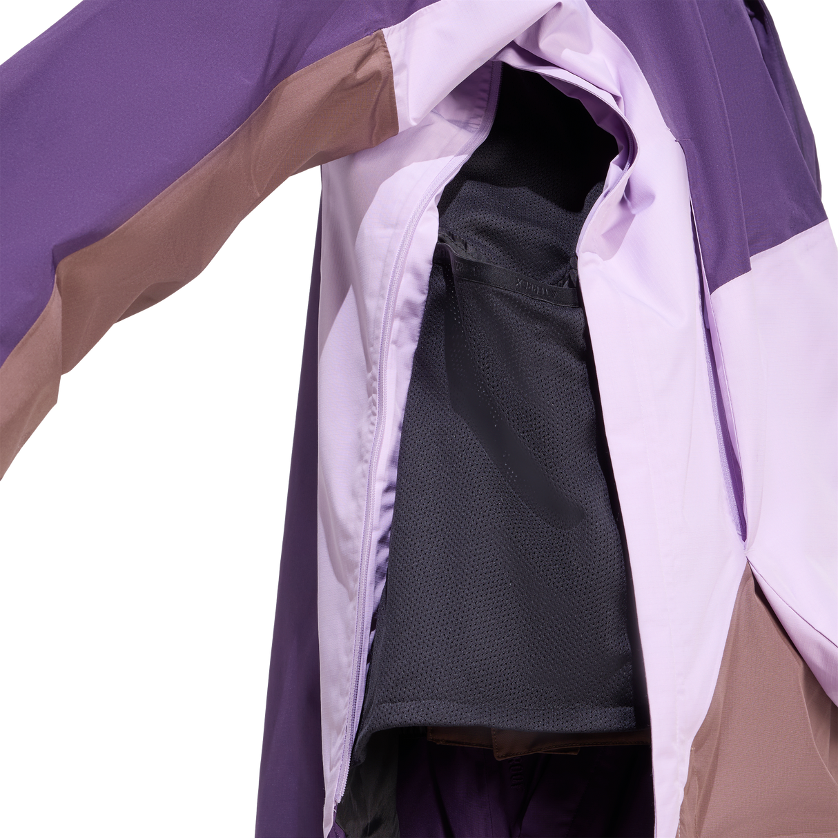 ADIDAS - Giacca Anorak TERREX Xploric CLIMAPROOF A 2 Strati Foderata - Donna - Purple - image 7