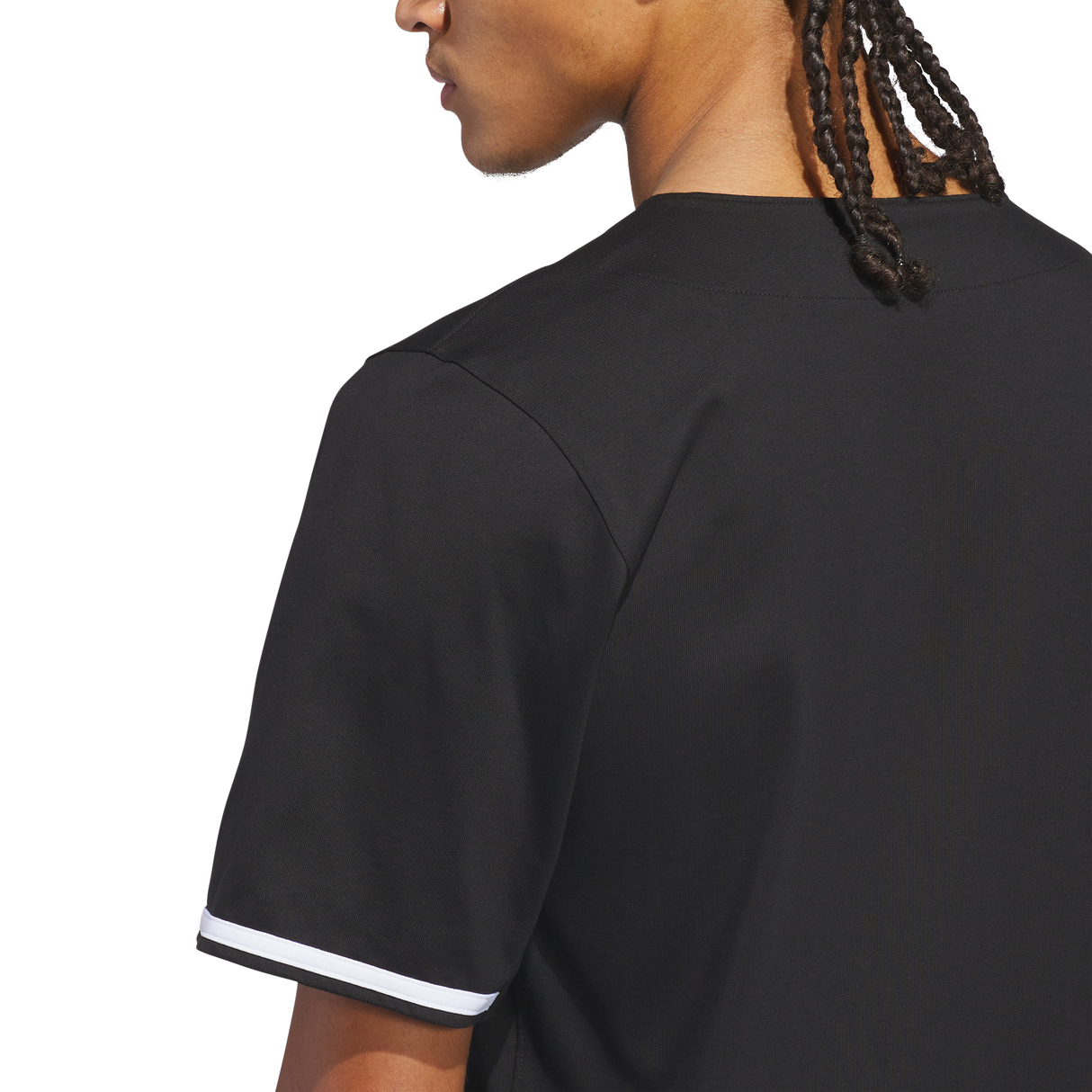 Adidas Dugout Full Button Cotton Jersey - Uomo - Black - image 6