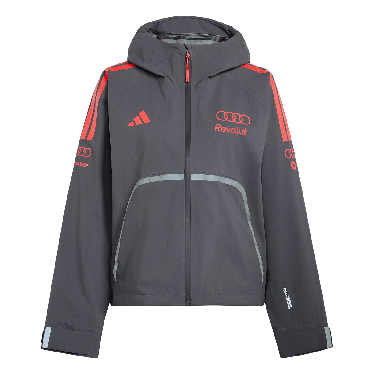 ADIDAS - Audi Revolut Formula One Team 2026 Mechanics Rain Jacket - Donna - Black - image 1