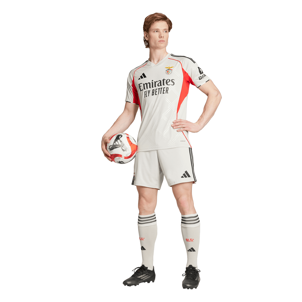 ADIDAS - Maglia Da Trasferta Benfica 25/26 - Uomo - Beige - image 6