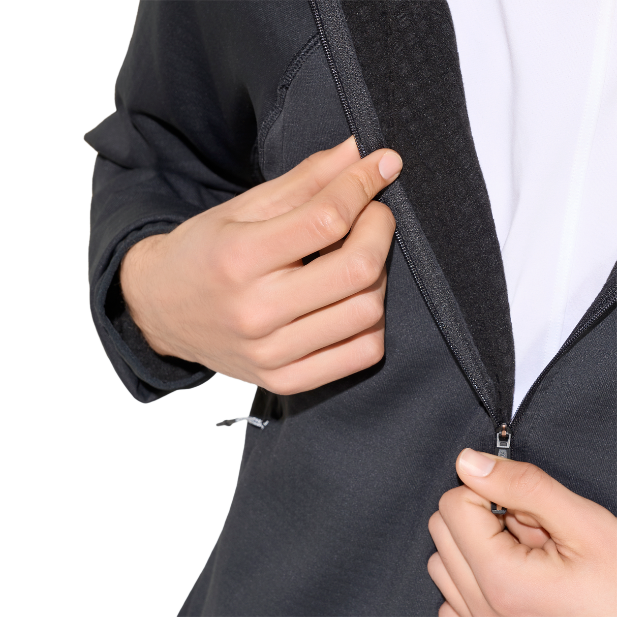 ADIDAS - TERREX Xperior CLIMAWARM+ Ventknit Fleece Hooded Jacket - Uomo - Black - image 5