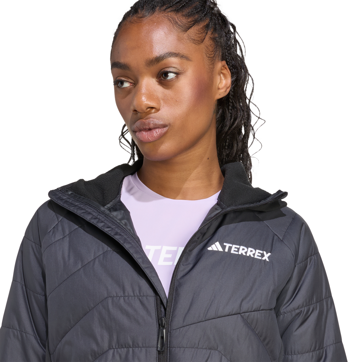 ADIDAS - Giacca Ibrida Multiuso TERREX CLIMAWARM Con Cappuccio E Isolamento - Donna - Black - image 5