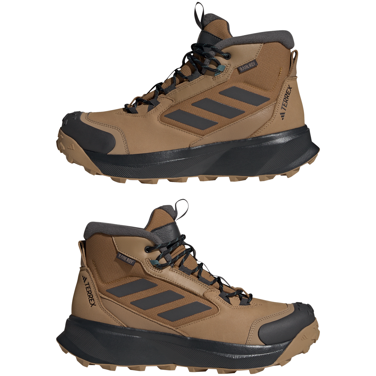 ADIDAS - Scarponi TERREX Winter Leather Mid Cut RAIN.RDY COLD.RDY - Beige - image 10