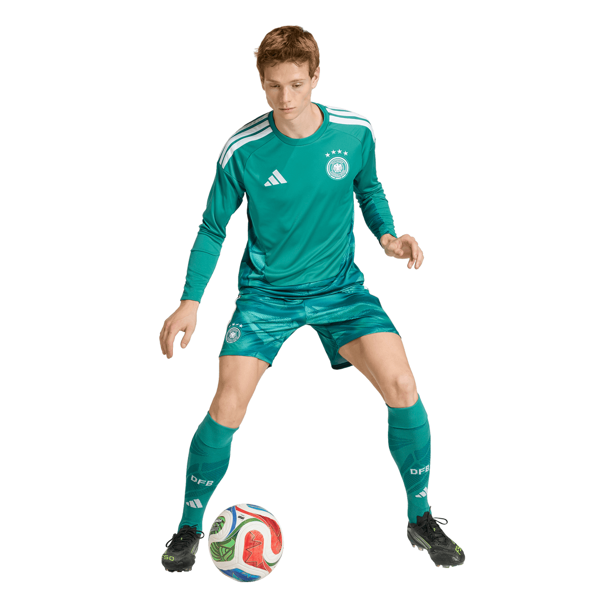 ADIDAS - Maglia Home Goalkeeper Germania 26 A Maniche Lunghe - Uomo - Green - image 5