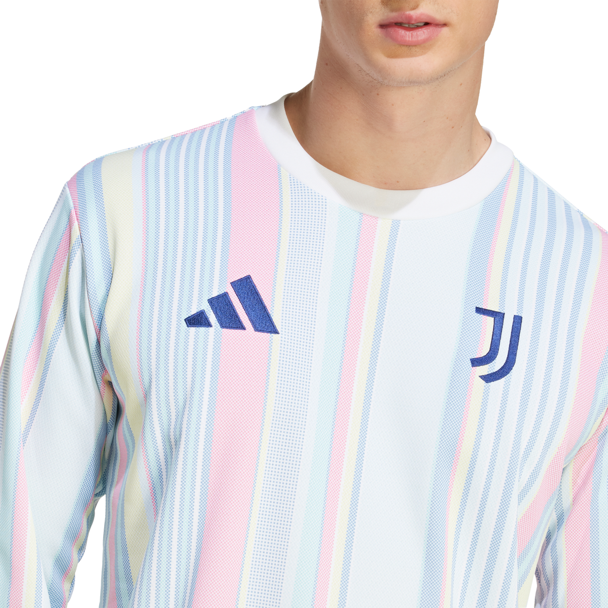 ADIDAS - Juventus 25/26 Pre-Match Warm Top - Uomo - White - image 7