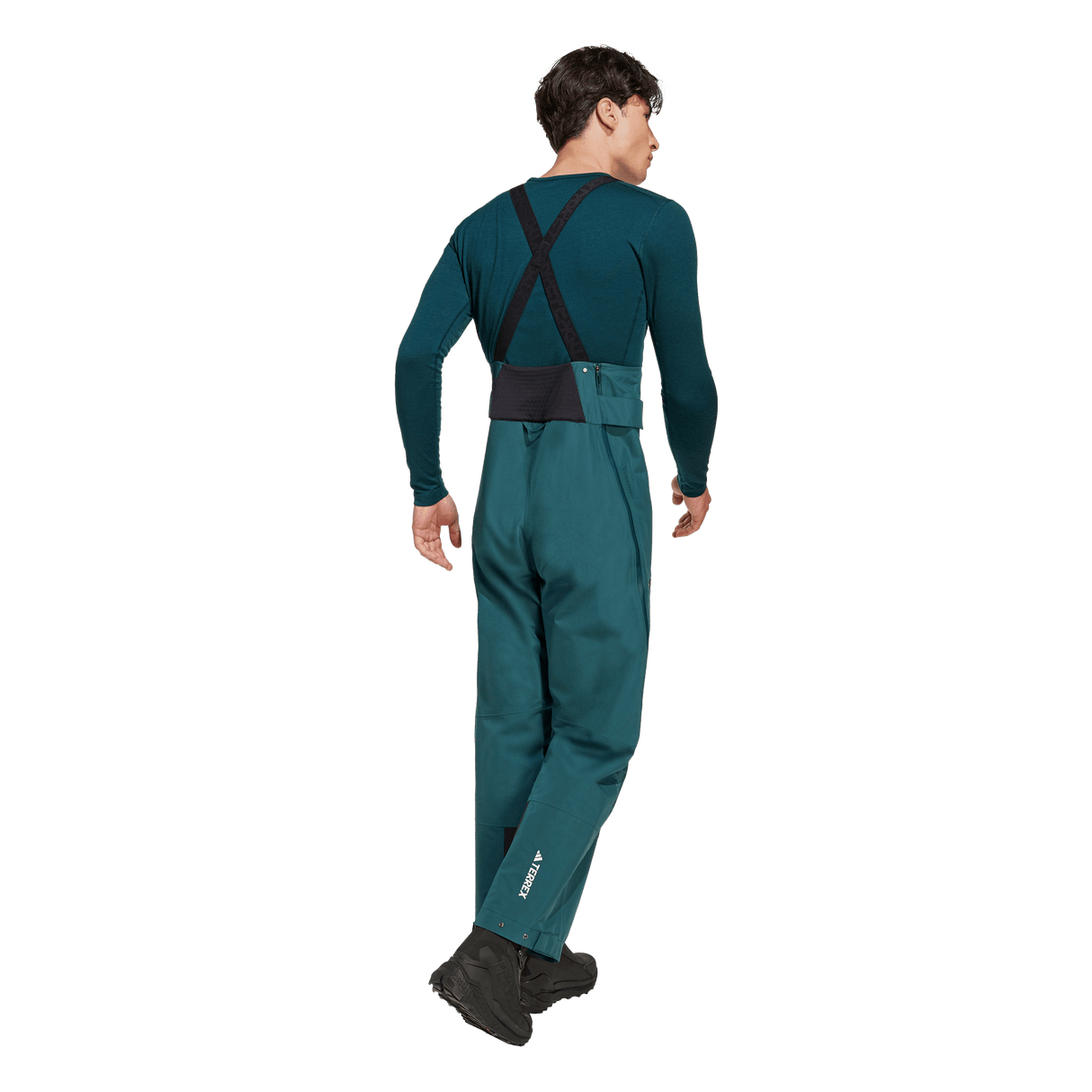 ADIDAS - TERREX Xperior Hybrid PRIMEKNIT CLIMAPROOF Bib Pants - Uomo - Blue - image 3