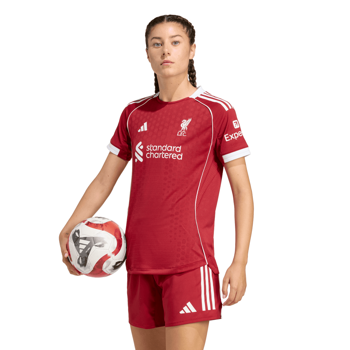 ADIDAS - Liverpool Fc 25/26 Home Authentic Jersey - Donna - Black - image 3