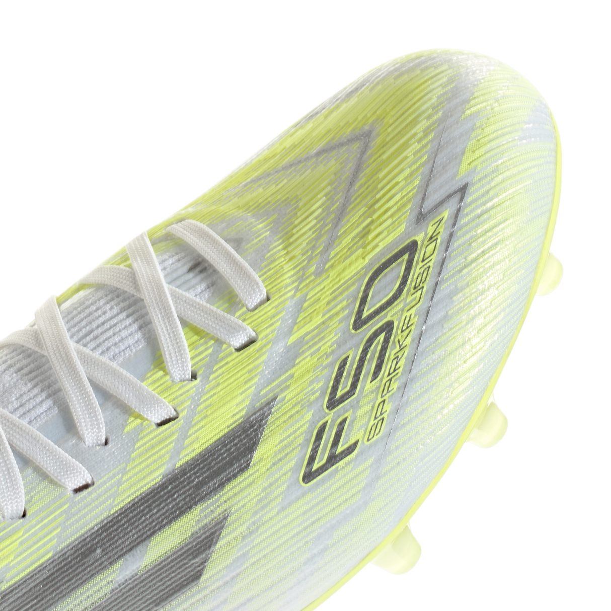 ADIDAS - Scarpe Da Calcio Per Terreni Naturali Compatti/Superfici In Erba Artificiale F50 Sparkfusion Pro Mid Cut - Donna - White - image 8