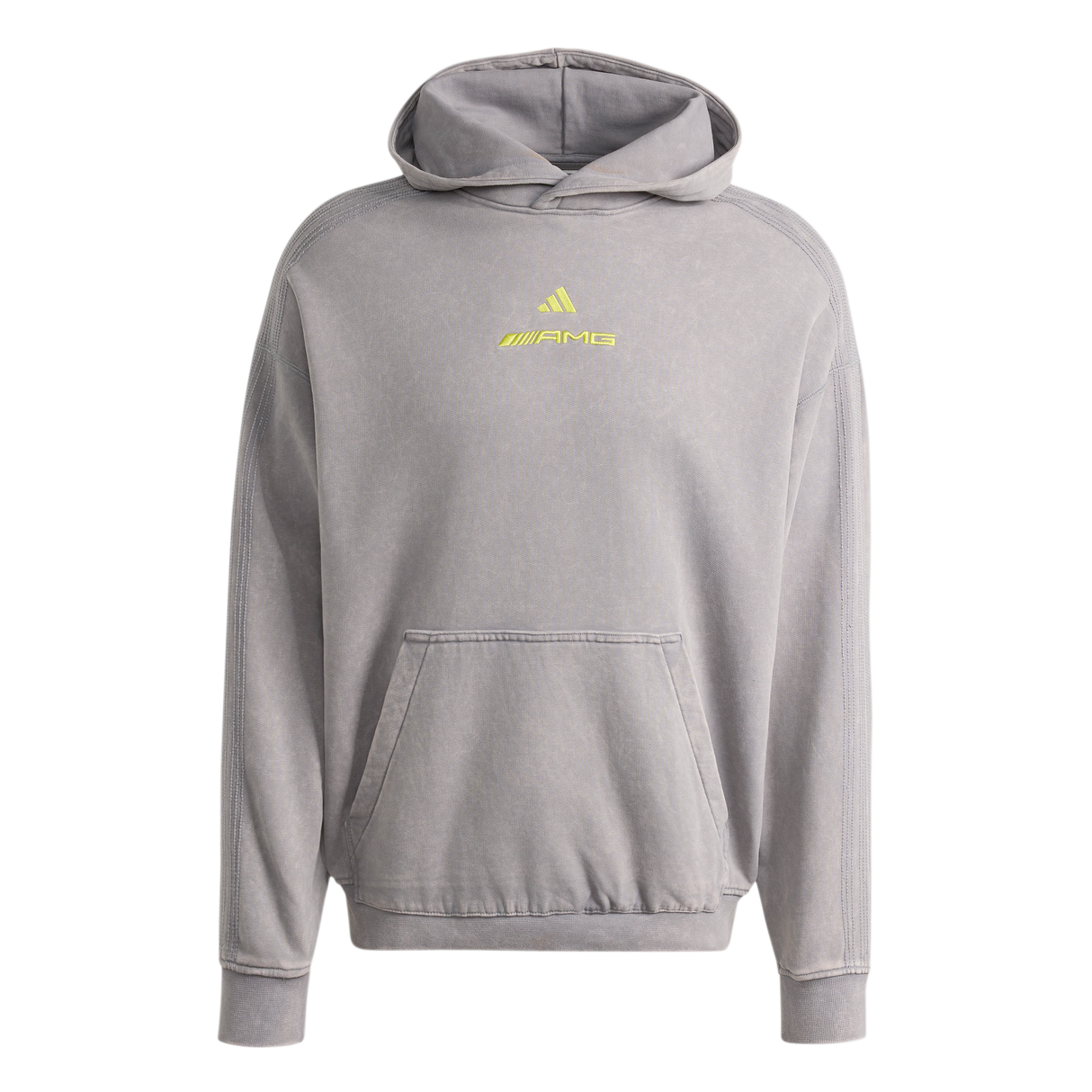 ADIDAS - Amg Washed Hoodie - Uomo - Grey - image 1