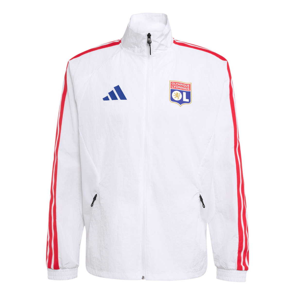 ADIDAS - Olympique Lyonnais Home Anthem Jacket - Uomo - White - image 1