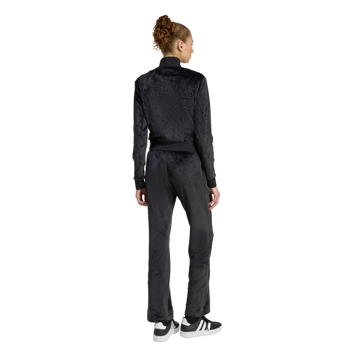 ADIDAS - Tuta Da Ginnastica In Velluto Glam - Donna - Black - image 5