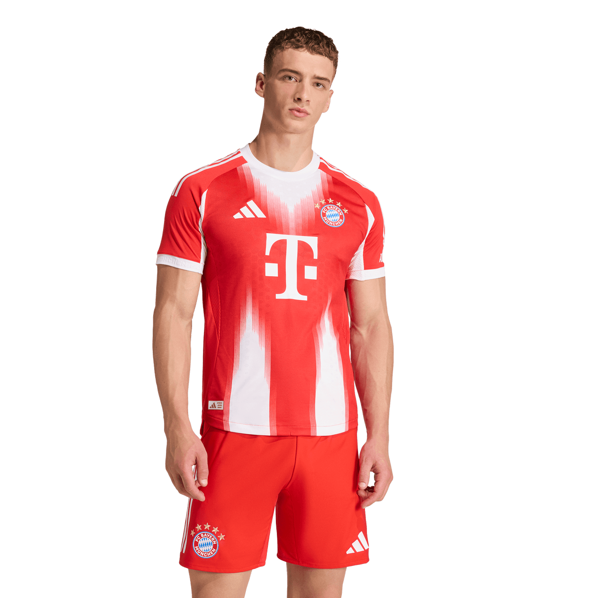 ADIDAS - Maglia Home Authentic Fc Bayern 25/26 - Uomo - Red - image 3
