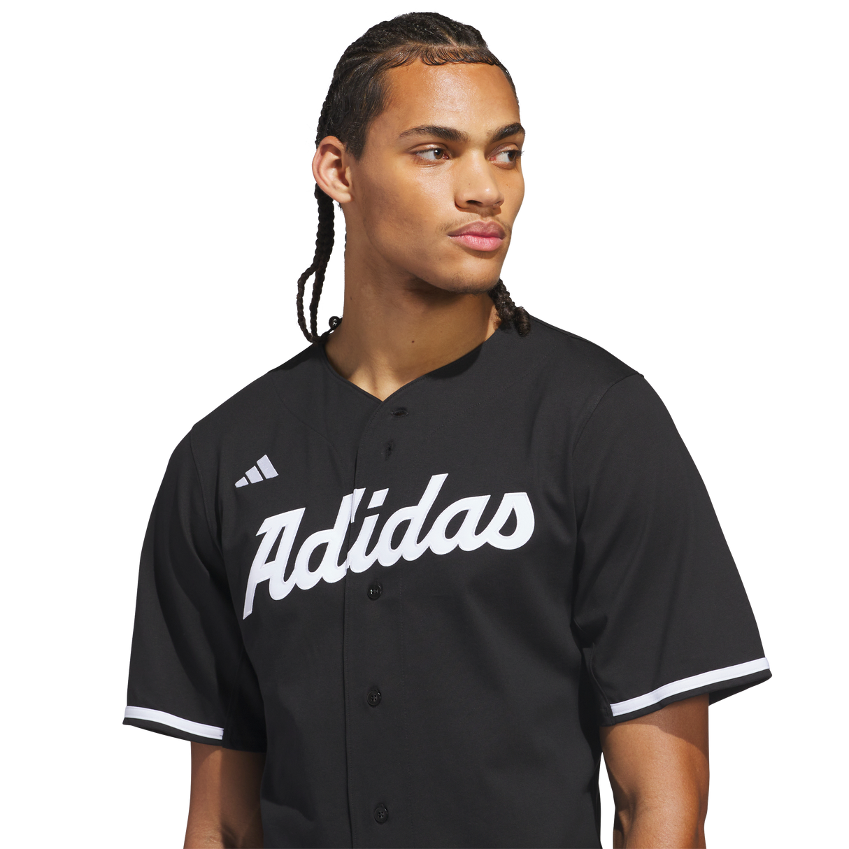 Adidas Dugout Full Button Cotton Jersey - Uomo - Black - image 5