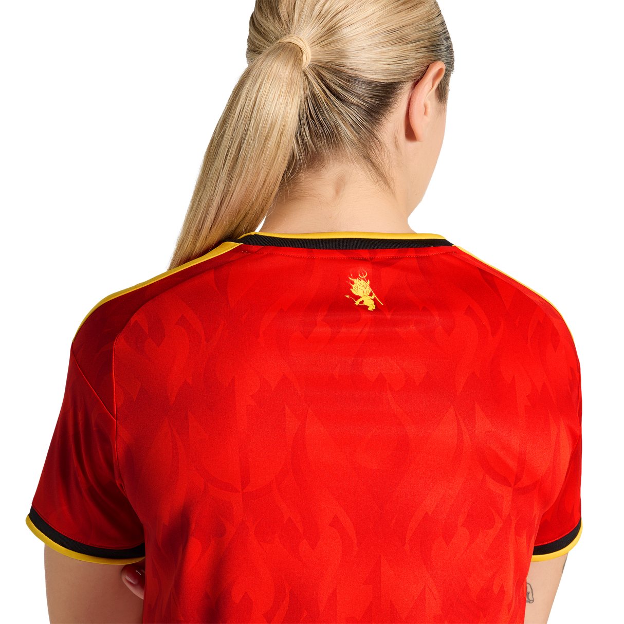 ADIDAS - Maglia Home Belgium 26 - Donna - Red - image 6
