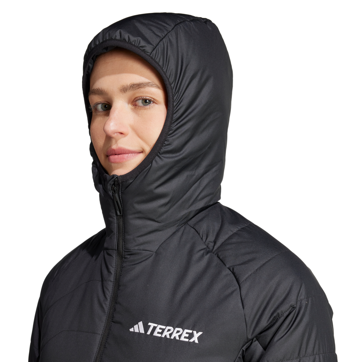 ADIDAS - Giacca TERREX Multi Synthetic Insulated Hooded - Donna - Black - image 8