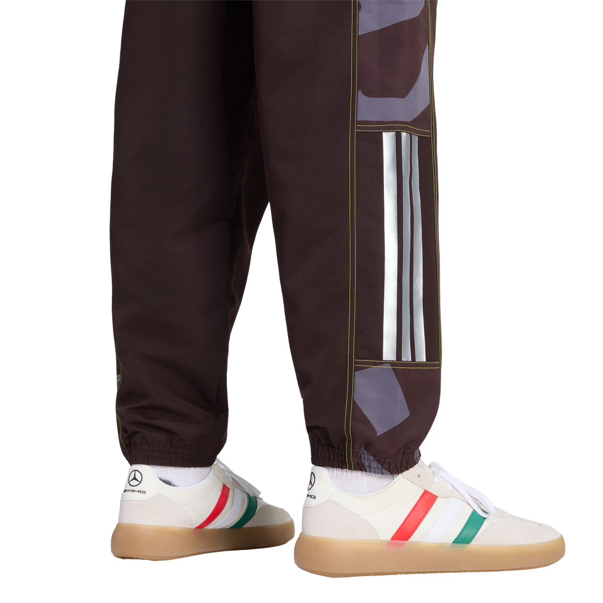 ADIDAS - Amg Camo Woven Track Pants - Brown - image 6
