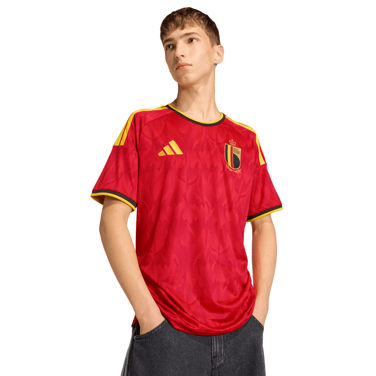 ADIDAS - Maglia Home Belgium 26 - Uomo - Red - image 6
