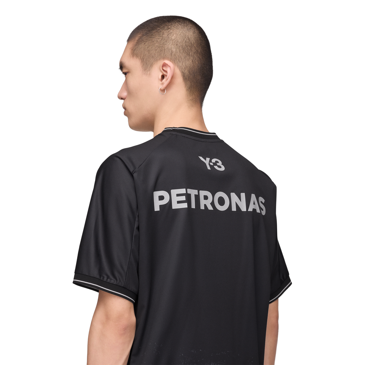 ADIDAS - Y-3 Mercedes - Amg Petronas Formula 1 Team Mechanics Short Sleeve Jersey - Black - image 7