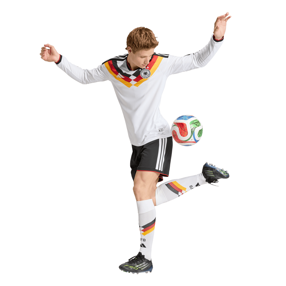 ADIDAS - Maglia Home Authentic Long Sleeve Germany 26 - Uomo - White - image 5