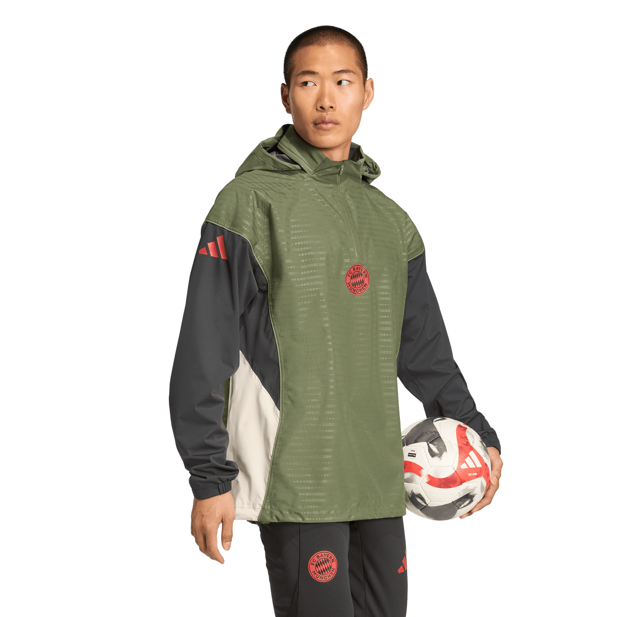 ADIDAS - Fc Bayern 2025/2026 Tiro25 European Pro Rain Top - Uomo - Green - image 4