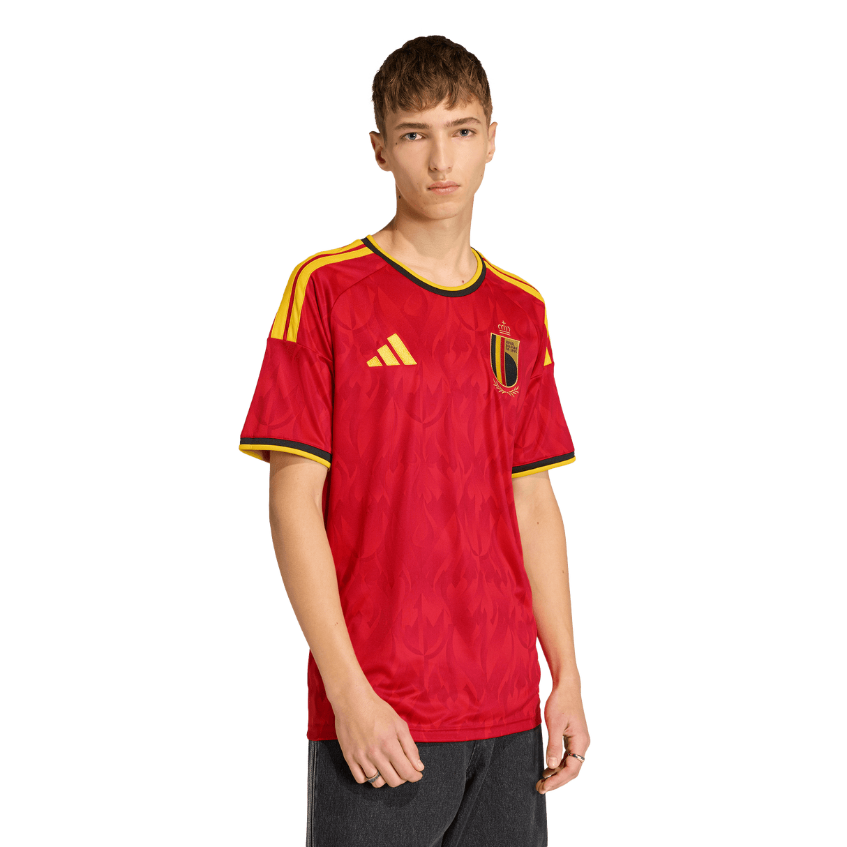 ADIDAS - Maglia Home Belgium 26 - Uomo - Red - image 3