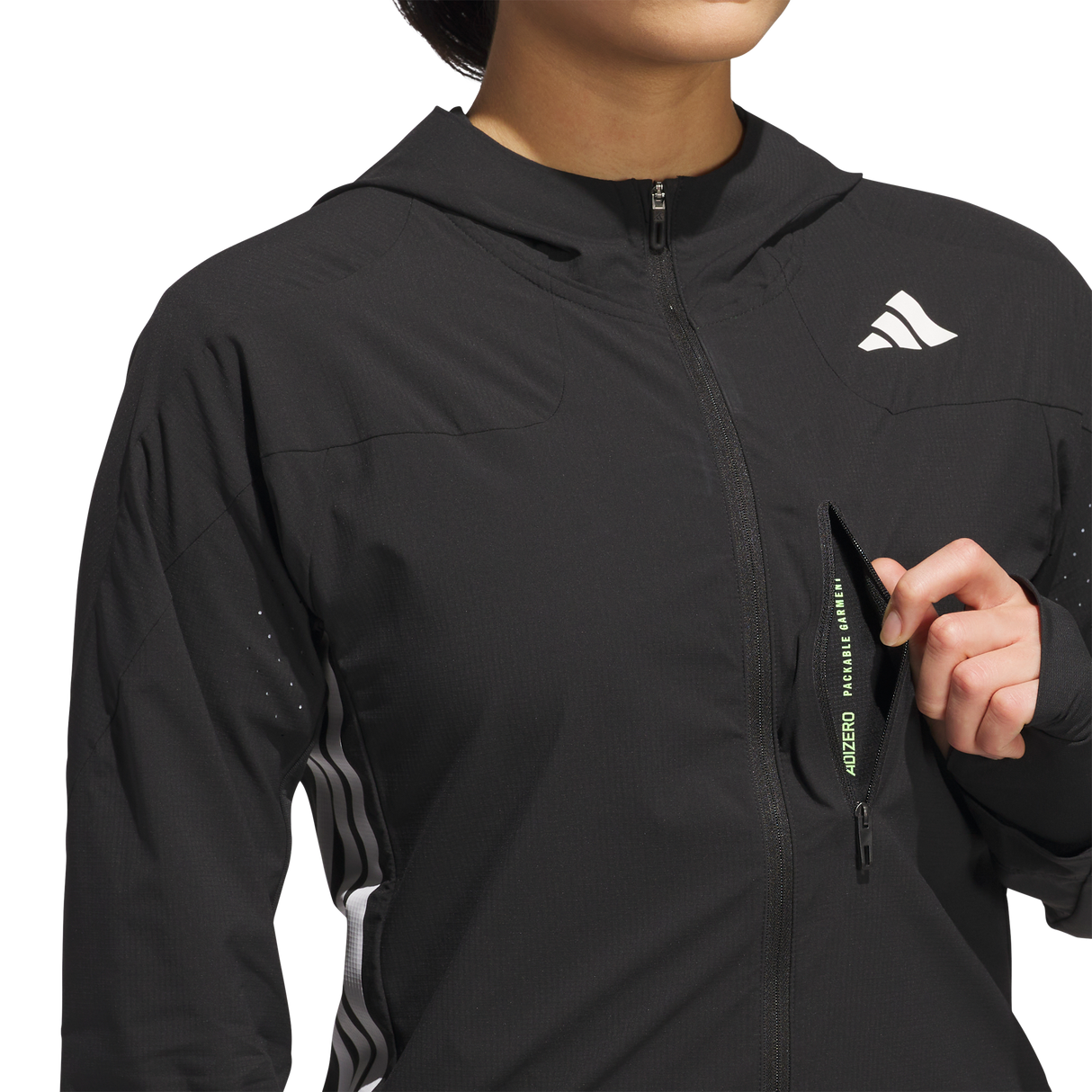ADIDAS - Giacca Da Running Adizero - Donna - Black - image 6