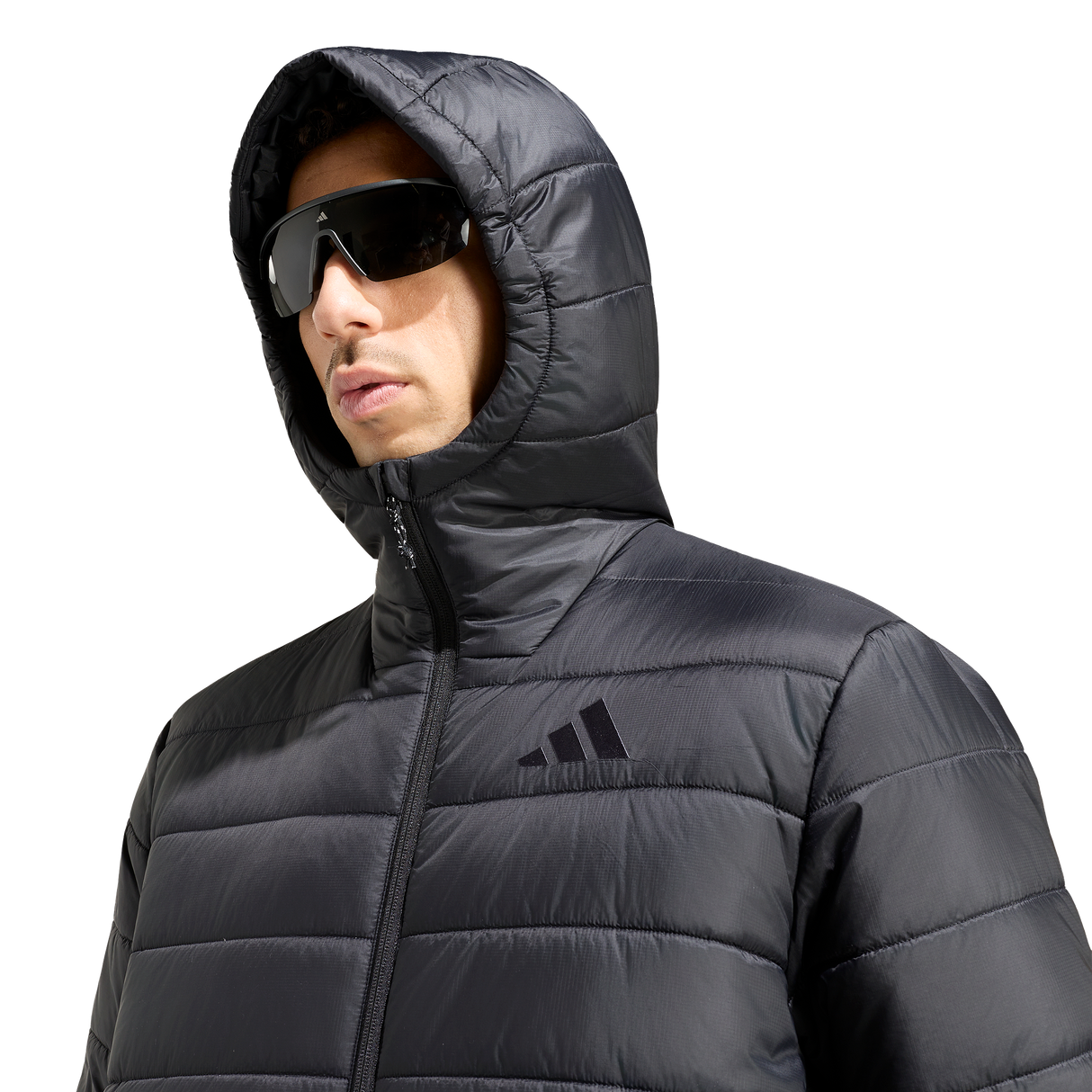 ADIDAS - TERREX Multi Essentials CLIMAWARM Insulated Hooded Jacket - Uomo - Black - image 5