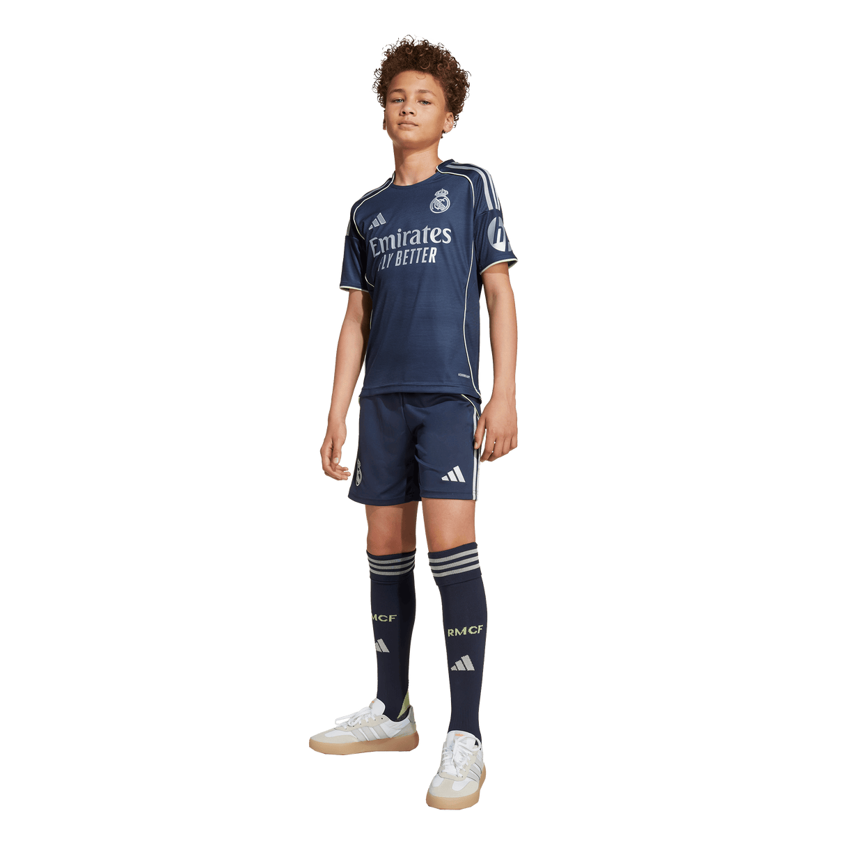 ADIDAS - Real Madrid 25/26 Away Kids Kit - Blue - image 8