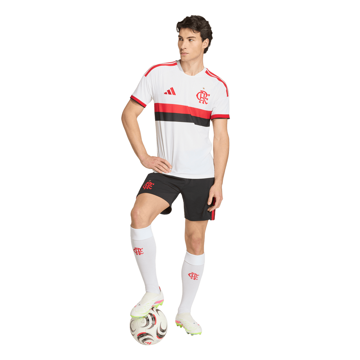 ADIDAS - Cr Flamengo 26 Away Authentic Jersey - Uomo - White - image 6