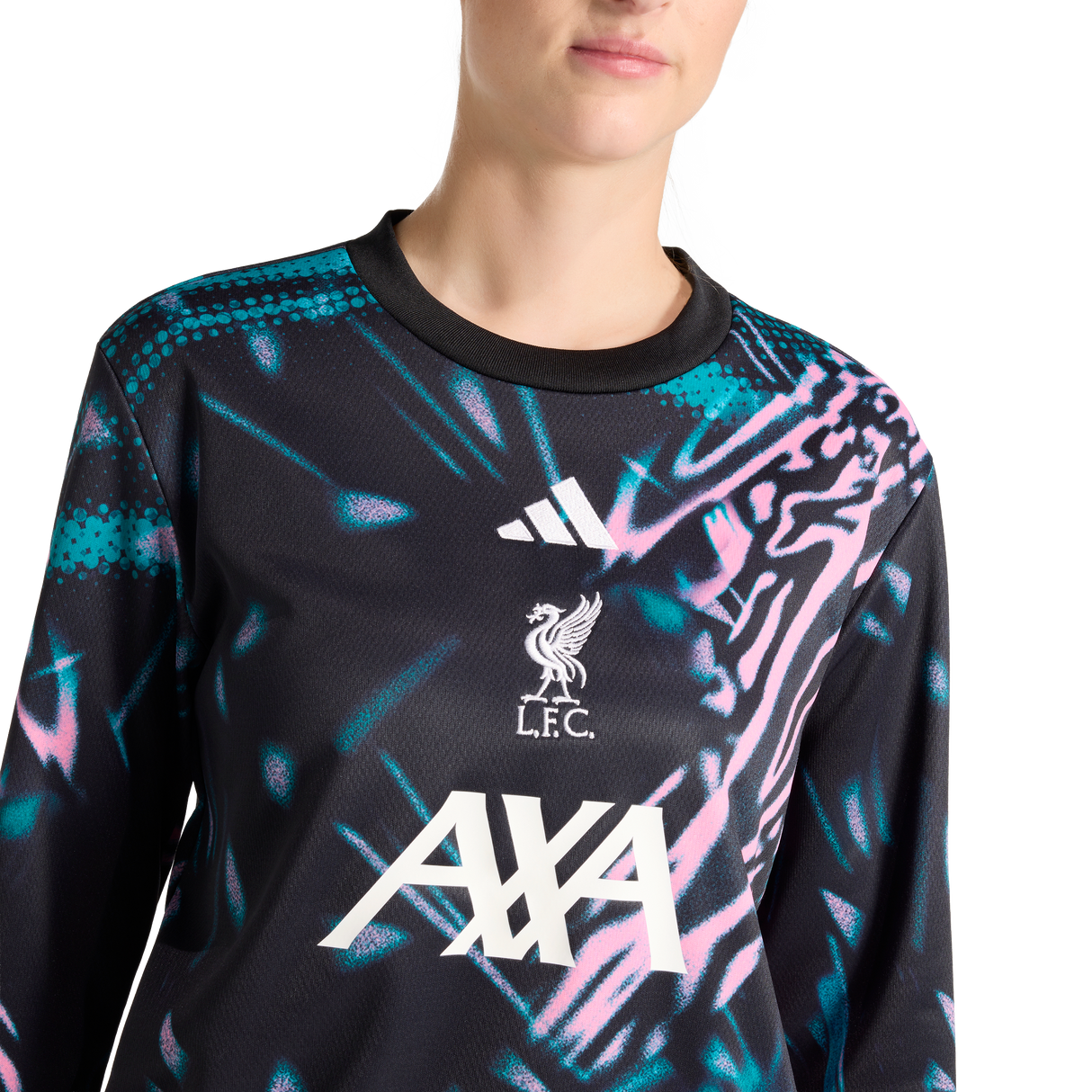 ADIDAS - Liverpool Fc 25/26 Pre Match Warm Top - Donna - Black - image 6