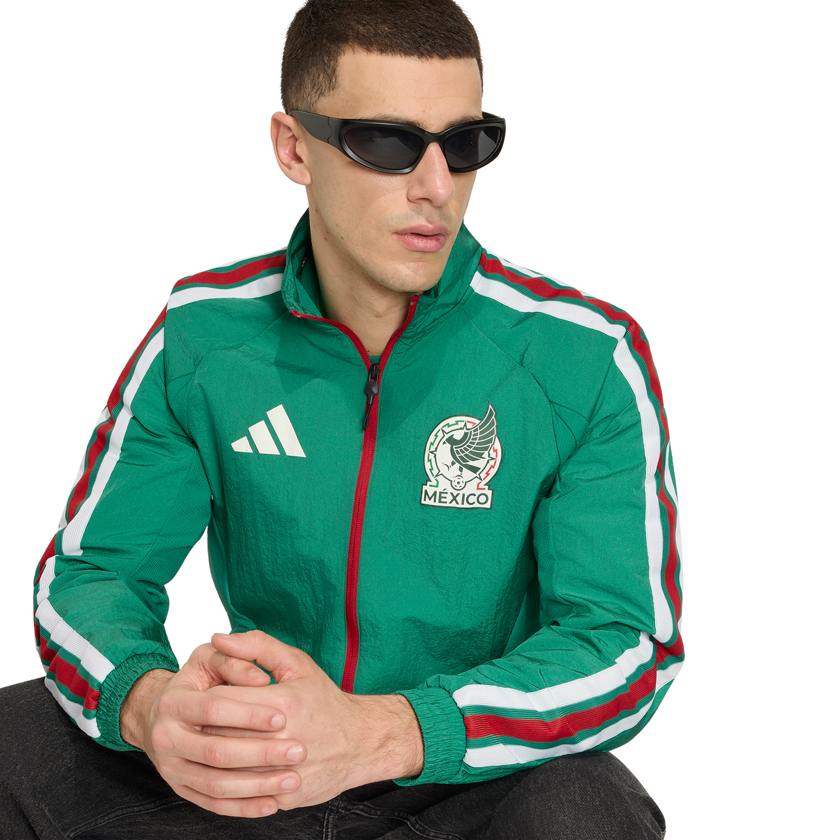 ADIDAS - Mexico Home Anthem Jacket - Uomo - Green - image 6