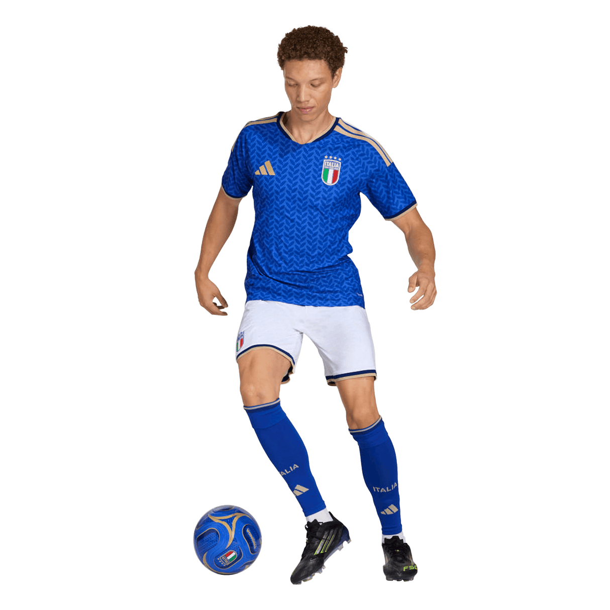 ADIDAS - Italia 26 Maglia Home Authentic - Uomo - Blue - image 5