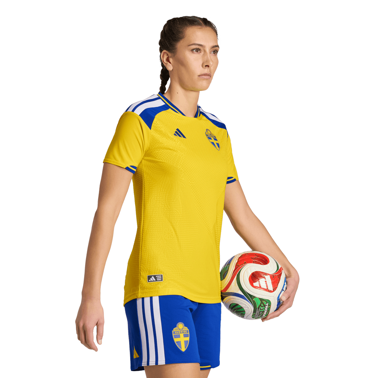 ADIDAS - Sweden 26 Home Authentic Jersey - Donna - Yellow - image 3