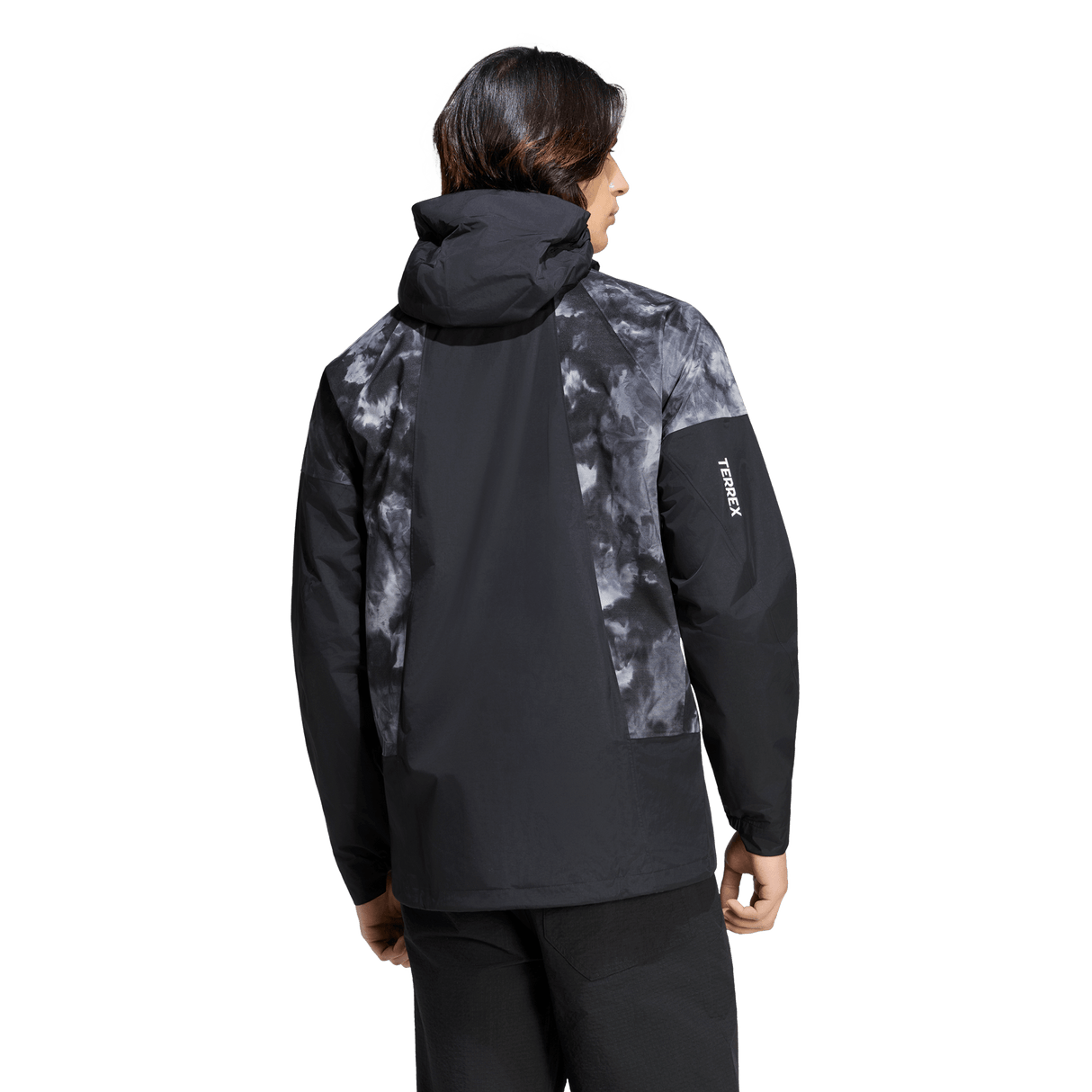 ADIDAS - TERREX Xperior 2.5 Layer Hybrid PRIMEKNIT Spray Dye CLIMAPROOF Jacket - Uomo - Black - image 3