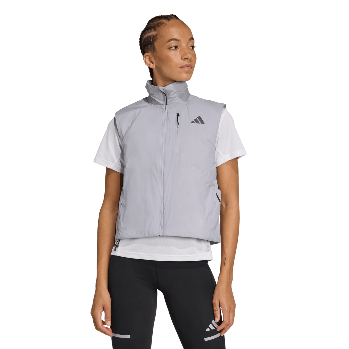 ADIDAS - Adi365 Running CLIMAWARM Vest - Donna - Grey - image 2
