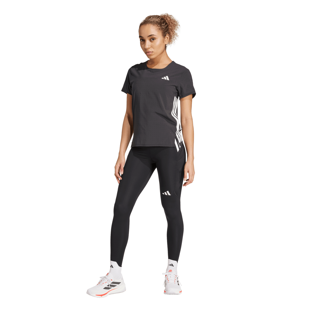 ADIDAS - Leggings Adizero Full Length - Donna - Black - image 5
