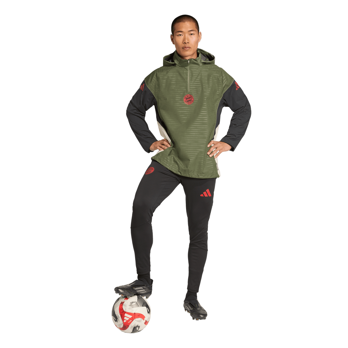 ADIDAS - Fc Bayern 2025/2026 Tiro25 European Pro Rain Top - Uomo - Green - image 5