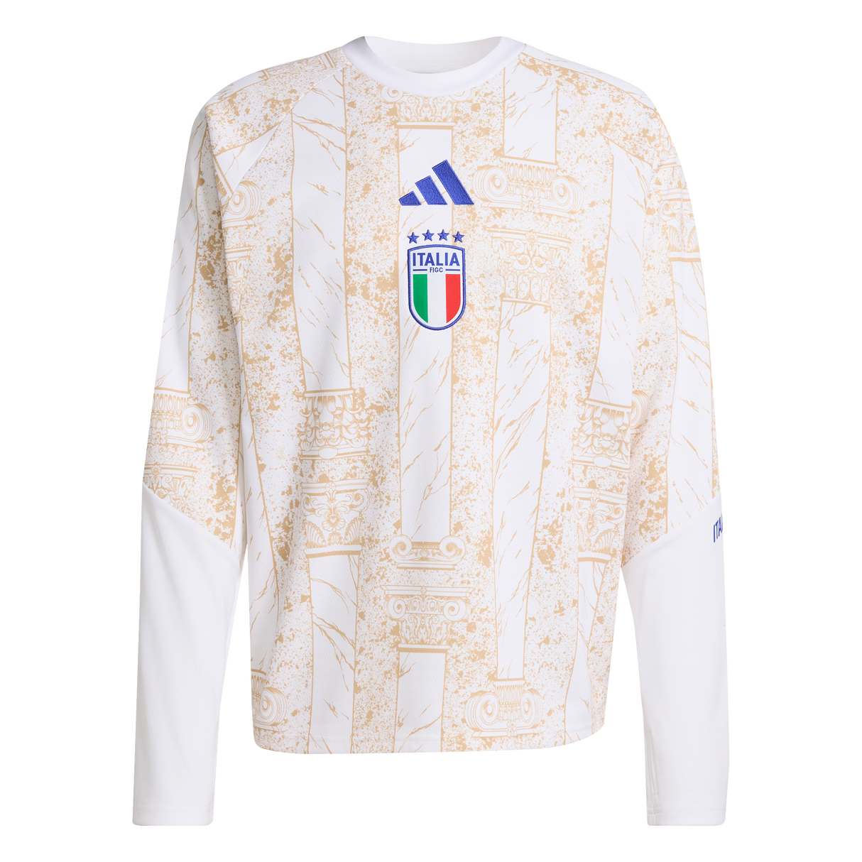 ADIDAS - Italy 26 Home Pre-Match Warm Top - Uomo - White - image 1