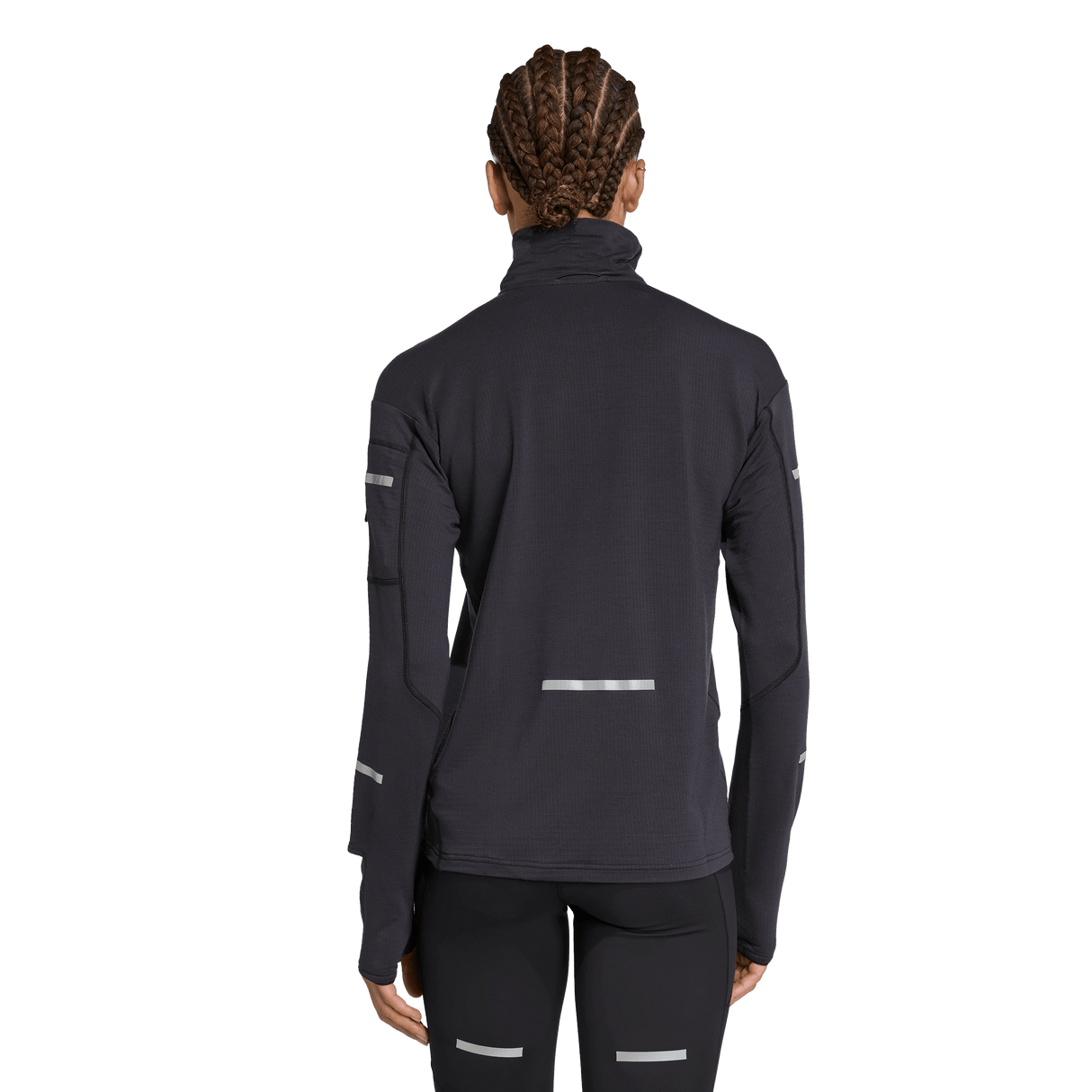 ADIDAS - Maglia Da Running Adi365 CLIMAWARM+ Half Zip - Donna - Black - image 3