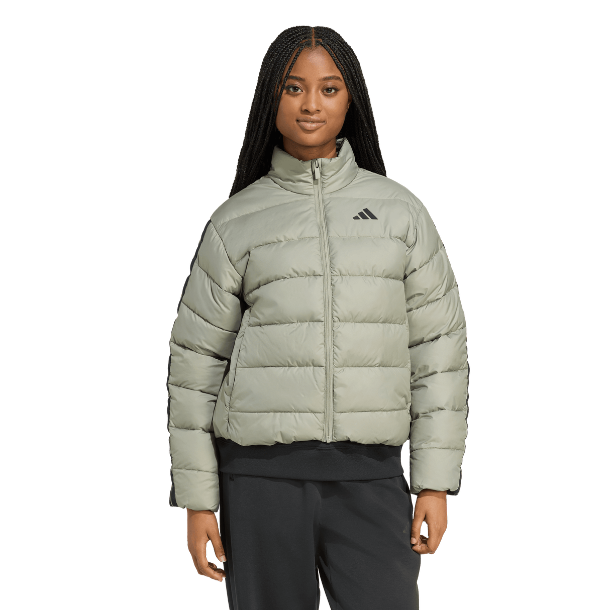 ADIDAS - Piumini Sintetici Essentials CLIMAWARM 3 Strisce Down Jackets - Donna - image 9